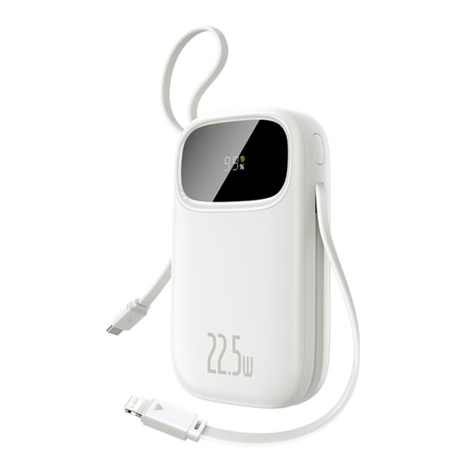 Портативный внешний аккумулятор, Baseus, EnerFill FC31 (P10082106213-00), 10000mAh, 22.5W Белый