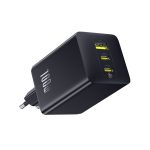 Адаптер питания, Baseus, EnerFill FE11, P10182102123-00, GaN 6, 2C+U, 100 Вт, USB-C1/C2: 5В3А / 9В3А / 12В3А / 15В3А / 20В5А, USB-A: 5В3А / 9В2А / 10В2,25А / 12В1,5А, PD 3.0, PPS, QC 4+, QC 3.0, UFCS, AFC, SCP, FCP, 100–240В~, 50/60Гц, 3А, EU, 434465 мм, 184 г, Без кабеля, Чёрный