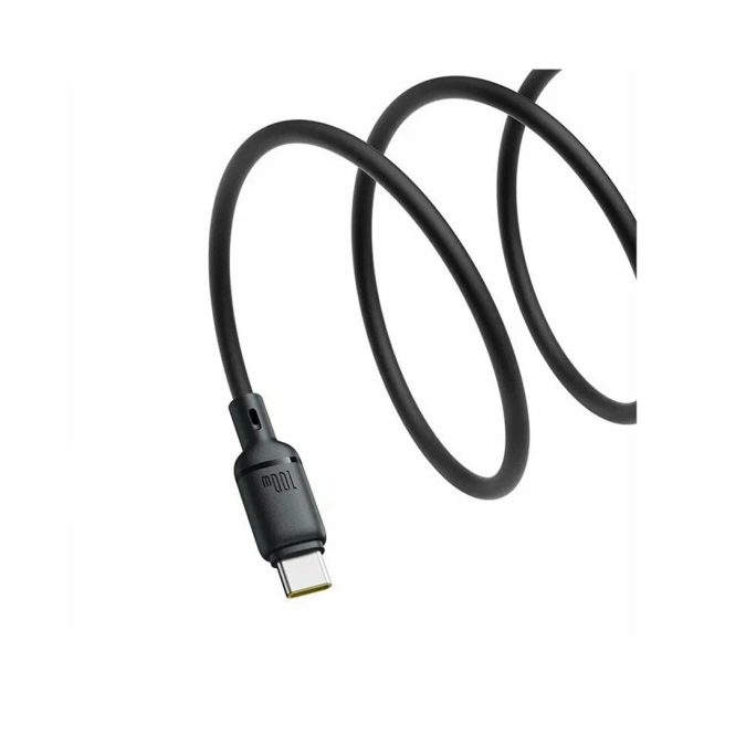Интерфейсный кабель, Baseus, Silky (P10377703113-01), USB to Type-C, 100W, 2m, Черный