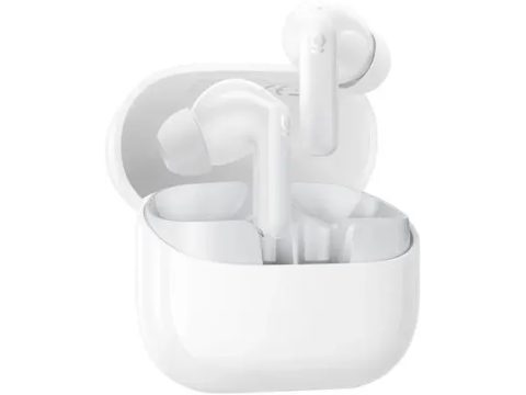 Наушники, Baseus, Bass BP1 NC, A0010705, TWS, 12 мм, ANC, 4 микрофона, Bluetooth 6.0, 20 Гц–20 кГц, 16 Ом, до 7 ч / 41 ч, ANC: 5,5 ч / 33 ч, 10 мин = 1 ч, USBC, IP55, 4,1 г, Moon White, Белый