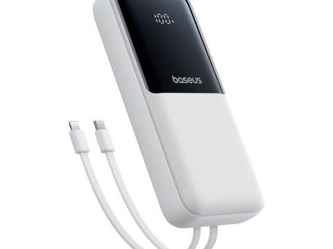 Портативный внешний аккумулятор, Baseus, Lipow (P10079102213-00), 20000mAh 22.5W White