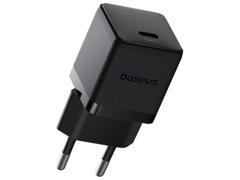 Адаптер питания, Baseus, Palm 1C, P10111605113-00, CCZC30CE, 30 Вт, 1USB-C, 5В3А / 9В3А / 12В2,5А / 15В2А / 20В1,5А, PD 3.0, QC 3.0, PPS, 100–240В~, 50/60Гц, 0,8А, 54,63131 мм, 48,1 г, EU, Cluster Black, Черный