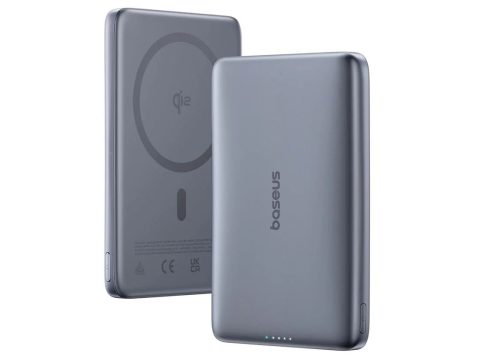 Портативный внешний аккумулятор, Baseus, PicoGo AM41 (E0027200), Ultra-Slim, 10000 мАч, 27W, Серый