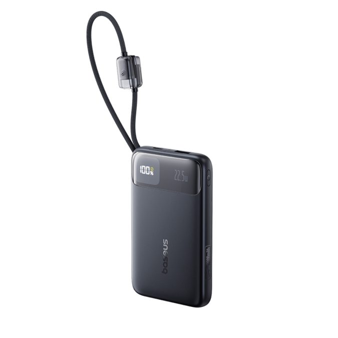 Портативный внешний аккумулятор, Baseus, EnerFill FC11 (E0027R04), 10000мАч, 22.5W, Черный