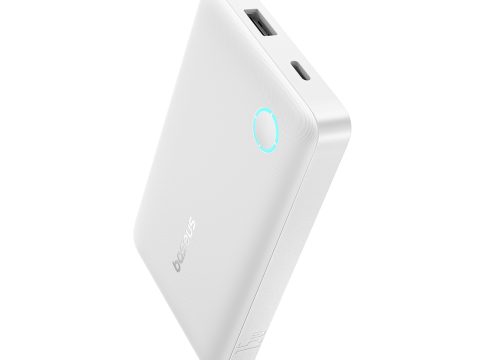 Портативный внешний аккумулятор, Baseus, EnerFill FP11, P1008210C213-00, 10000 мА·ч, 37 Вт·ч, 15 Вт, USB-C, USB-A, 5 В–3 А, Li-Pol, Кабель USB-C–USB-C 30 см, 109  68,7  17,5 мм, 181 г, Белый