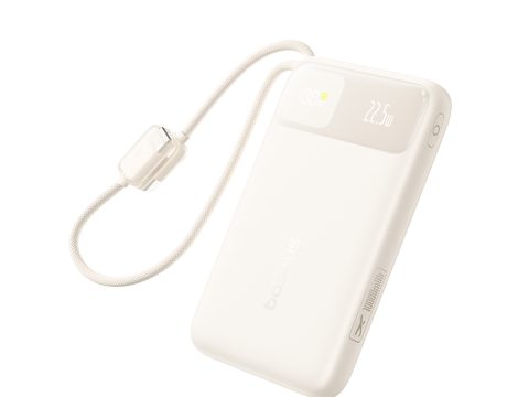 Портативный внешний аккумулятор, Baseus, EnerFill FC11 (E0027R05), 10000mAh, 22.5W, Бежевый