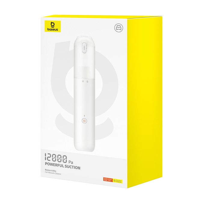 Автомобильный пылесос, Baseus, A3 Lite (C30438700213-Z1), 100 Вт, Белый
