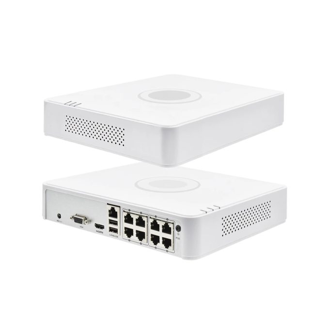 Сетевой видеорегистратор, Hikvision, DS-7108NI-Q1/8P(D), 8 каналов, Форматы сжатия видео: H.265+, H.265, H.264+, H.264