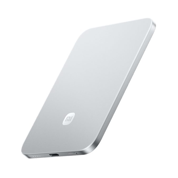 Портативный внешний аккумулятор, Xiaomi, UltraThin Magnetic Power Bank 5000 15W GL Glacier Silver, MDY-20-EB/BHR08Z2GL, 5000мА·ч, 98г, 15W, 5V3A, 9V2.5A, 22.5W, 5V1.5A, 7.5W, 5W, 18.58Wh, 3.79V, 4900мА·ч, 18.95Wh, 3.79V, 5000мА·ч, 98.5  71.5  6мм, 3000мА·ч, 5V2A, Ледниковое серебро