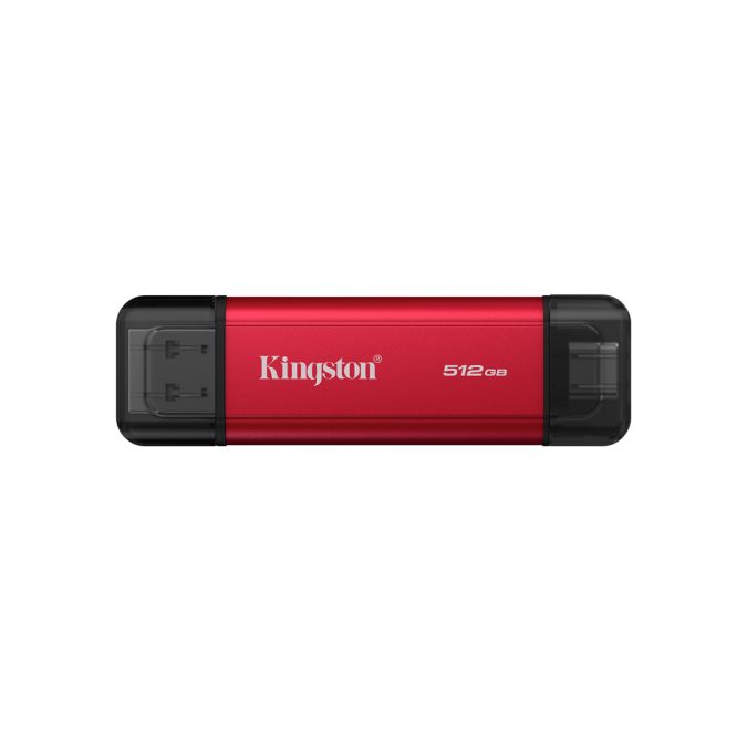Внешний SSD диск, Kingston, Dual Portable, SPSD/512GB, 512GB, USB-C/USB-A, Красный