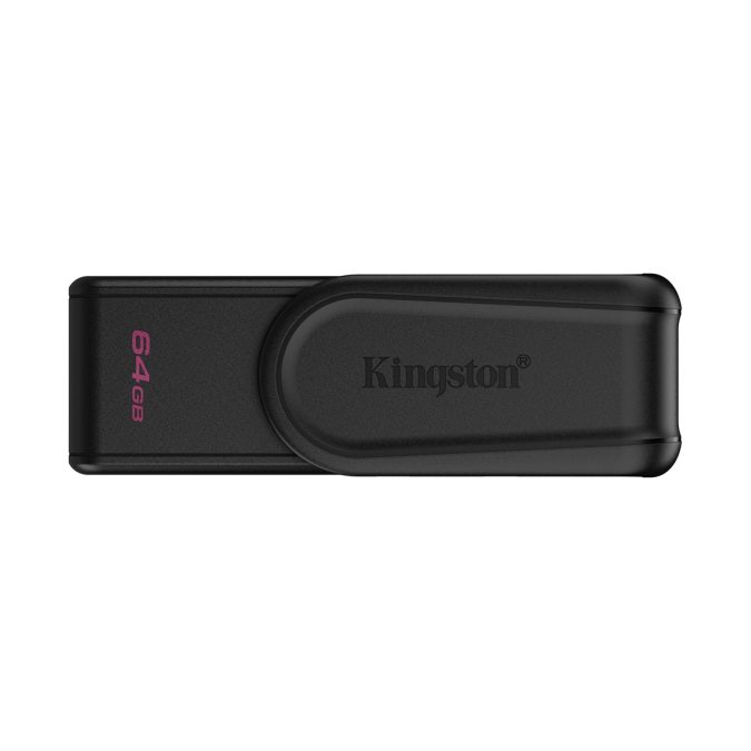 USB-накопитель, Kingston, DTXS/64GB, 64GB, USB 3.2, Черный