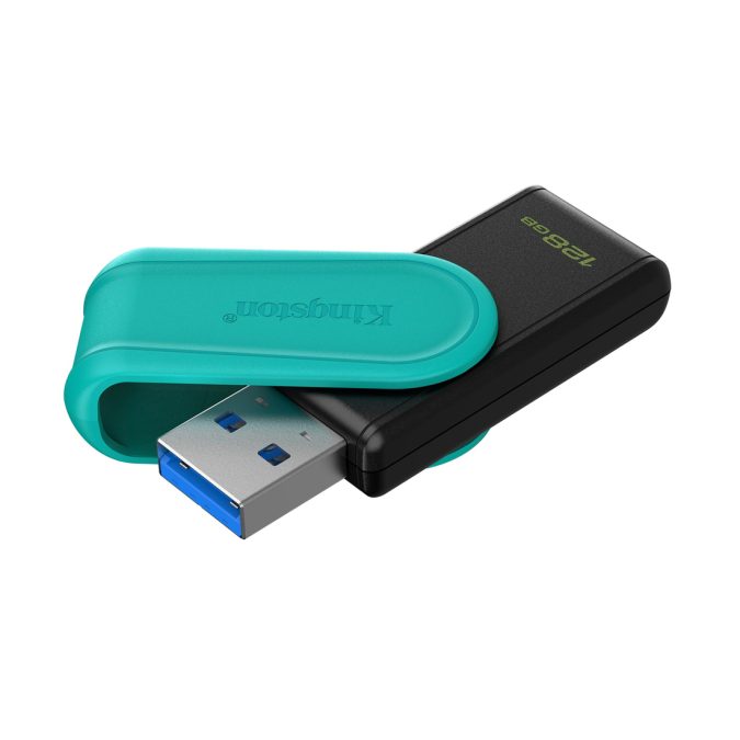 USB-накопитель, Kingston, DTXS/128GB, 128GB, USB 3.2, Бирюзовый
