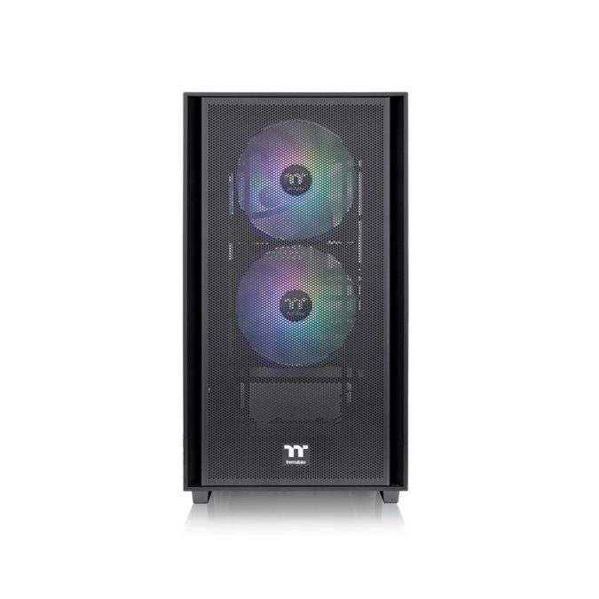Компьютерный корпус, Thermaltake, Versa H16, CA-1Y8-00S1WN-02, Micro-Tower, M-ATX/ Mini-ITX, USB 3.0/2.0*1, HD-Audio + Mic, 1*120 мм, Высота процессорного куллера до 155 мм, Длина VGA до 315 мм, 1*5.25"/3*3.5", Сталь, 378*198*411 мм, Без Б/П, Чёрный
