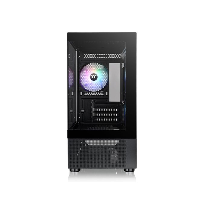 Компьютерный корпус, Thermaltake, View 170 TG ARGB Black, CA-1Z4-00M1WN-00, Micro ATX, Mini ITX, 2*3.5"/1*2.5", Вентилятор 3*12см, Высота кулера до 160 мм, Длина VGA до 340 мм, 438 x 212 x 377.5 мм, Без Б/П, Черный