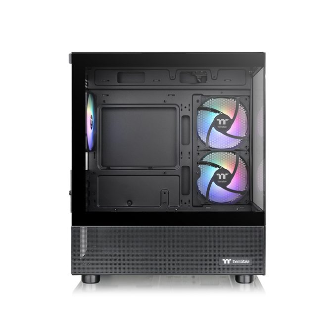 Компьютерный корпус, Thermaltake, View 170 TG ARGB Black, CA-1Z4-00M1WN-00, Micro ATX, Mini ITX, 2*3.5"/1*2.5", Вентилятор 3*12см, Высота кулера до 160 мм, Длина VGA до 340 мм, 438 x 212 x 377.5 мм, Без Б/П, Черный