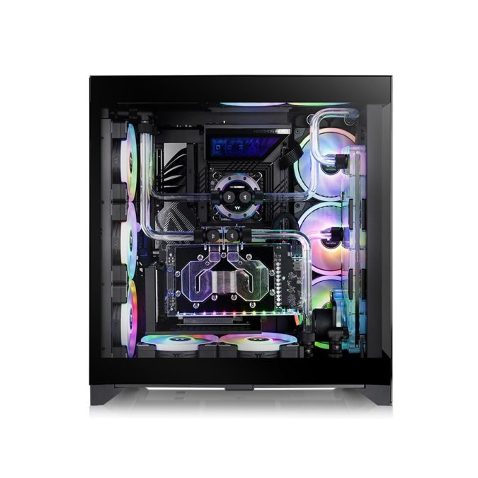 Компьютерный корпус, Thermaltake, CTE E660 MX Black, CA-1Y3-00M1WN-01, ATX / Micro ATX / Mini ITX/ E-ATX, 3*3.5"/1*2.5", 1, Высота кулера до 166 мм, Длина VGA до 415 мм, 558.5 x 270 x 513 мм, Без Б/П, Черный
