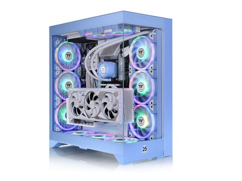 Компьютерный корпус, Thermaltake, CTE E660 MX Hydrangea Blue, CA-1Y3-00MFWN-01, ATX / m-ATX / m-ITX / E-ATX, 2*3.5"/2*2.5", Высота кулера до 166 мм, Длина VGA до 415 мм, 558.5 x 270 x 513 мм, Без Б/П, Синий