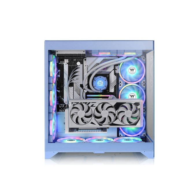 Компьютерный корпус, Thermaltake, CTE E660 MX Hydrangea Blue, CA-1Y3-00MFWN-01, ATX / m-ATX / m-ITX / E-ATX, 2*3.5"/2*2.5", Высота кулера до 166 мм, Длина VGA до 415 мм, 558.5 x 270 x 513 мм, Без Б/П, Синий