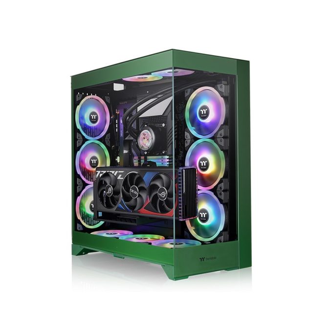 Компьютерный корпус, Thermaltake, CTE E660 MX Racing Green, CA-1Y3-00MCWN-01, E-ATX / ATX / M-ATX / M-ITX, 2*3.5"/2*2.5", Высота кулера до 166 мм, Длина VGA до 415 мм, 558.5 x 270 x 513 мм, Без Б/П, Зеленый