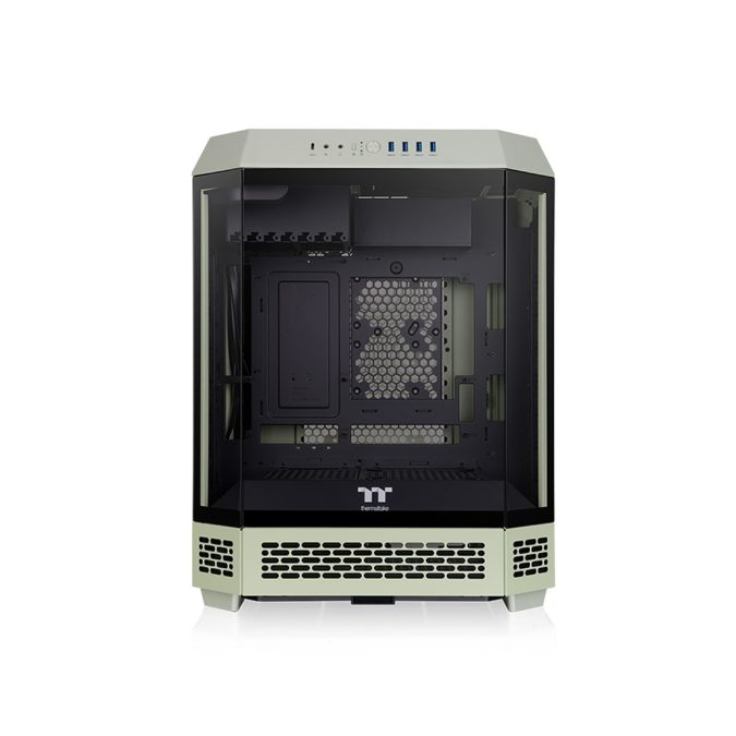 Компьютерный корпус, Thermaltake, The Tower 600 Matcha Green, CA-1Z1-00MEWN-00, Mid Tower, ATX / M-ATX / M-ITX, Type-C*1, USB 3.0*4, HD+Audio*1, 2*140мм вентиляторы, Высота процессорного кулера до 210мм, Длина VGA до 400мм, 1*3,5/3*2,5, Сталь/Пластик/Закаленное стекло, 550х420х286,4мм, Без Б/П, Зеленый