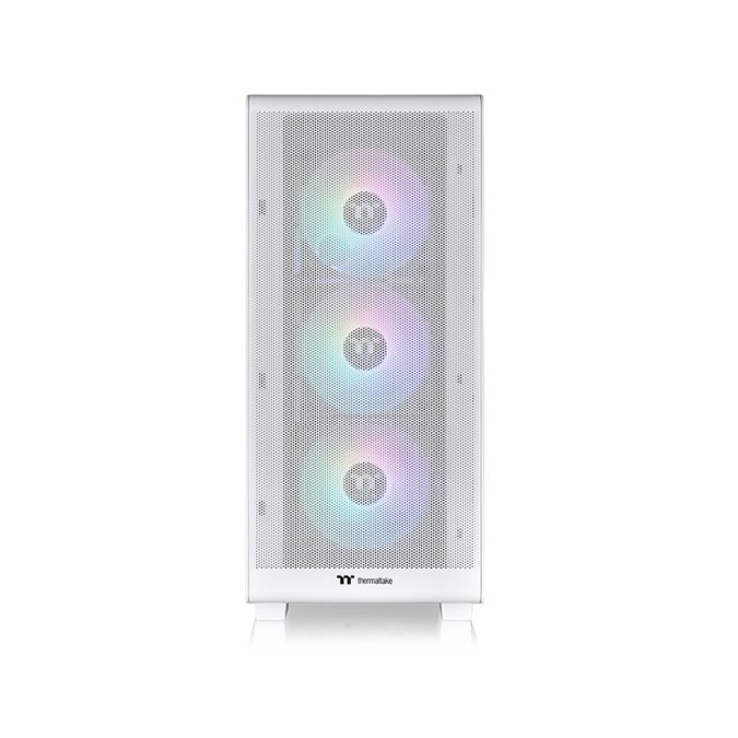 Компьютерный корпус, Thermaltake, S250 TG ARGB Snow, CA-1Y6-00M6WN-00, ATX / m-ATX / m-ITX, 2*3.5"/2*2.5", Высота кулера до 165 мм, Длина VGA до 400 мм, 490 x 218 x 462 мм, Без Б/П, Белый