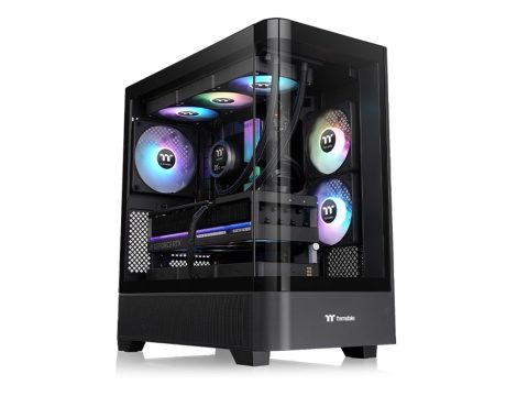 Компьютерный корпус, Thermaltake, View 290 Black, CA-11G-00M1WN-00, ATX / Micro-ATX / Mini-ITX, 2*3.5", Высота кулера до 180 мм, Длина VGA до 450 мм, 497 x 242 x 477 мм, Без Б/П, Черный