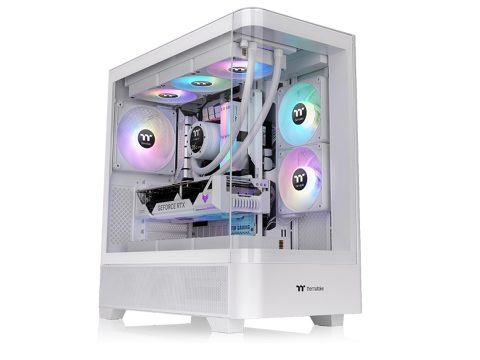 Компьютерный корпус, Thermaltake, View 290 TG ARGB Snow, CA-11G-00M6WN-00, ATX / m-ATX / m-ITX, 2*3.5"/2*2.5", Высота кулера до 180 мм, Длина VGA до 450 мм, 497 x 242 x 477 мм, Без Б/П, Белый
