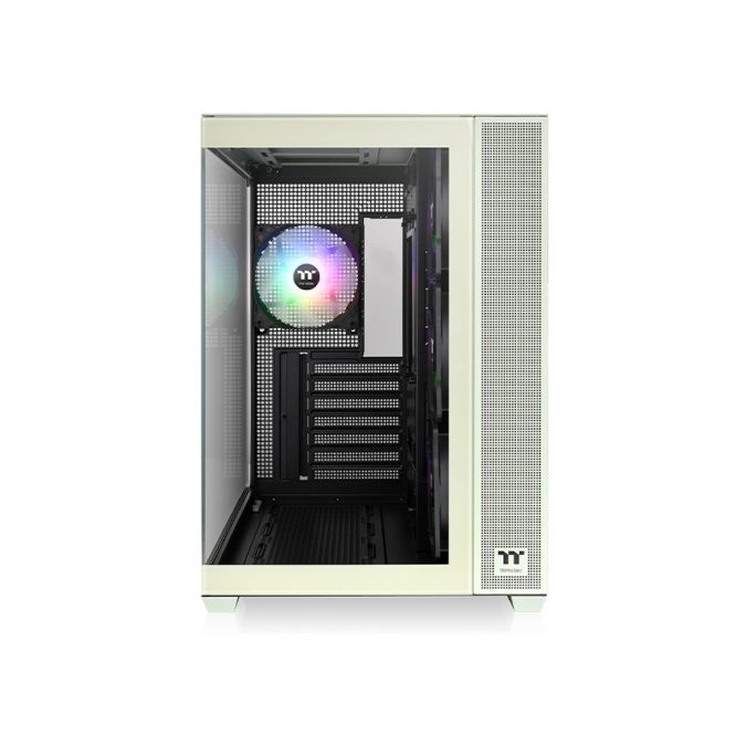 Компьютерный корпус, Thermaltake, View 380 TG ARGB Matcha Green, CA-1Z2-00MEWN-00, ATX / M-ATX / M-ITX, 1*3.5"/2*2.5", Высота кулера до 160 мм, Длина VGA до 415 мм, 410 x 285 x 442 мм, Без Б/П, Зеленый