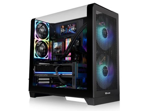 Компьютерный корпус, Thermaltake, View 390 Air, CA-11F-00M1WN-00, ATX / Micro ATX / Mini ITX, 2*3.5"/1*2.5", Высота кулера до 160 мм, Длина VGA до 420 мм, 503 x 287 x 485 мм, Без Б/П, Черный