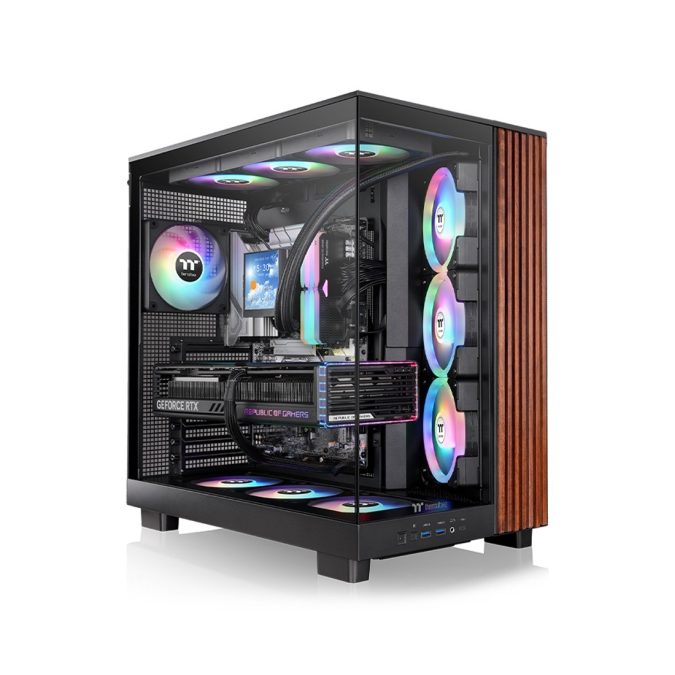 Компьютерный корпус, Thermaltake, View 380 XL WS ARGB, CA-11E-00M1WN-WS, ATX / Micro ATX / Mini ITX / E-ATX, 1*3.5"/2*2.5", Высота кулера до 160 мм, Длина VGA до 420 мм, 471x 288 x 473 мм, Без Б/П, Черный