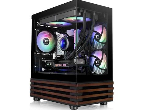 Компьютерный корпус, Thermaltake, View 170 WS ARGB, CA-1Z4-00M1WN-WS, M-ATX / M-ITX, 1*3.5"/2*2.5", Высота кулера до 160 мм, Длина VGA до 340 мм, 438 x 214 x 381.4 мм, Без Б/П, Черный