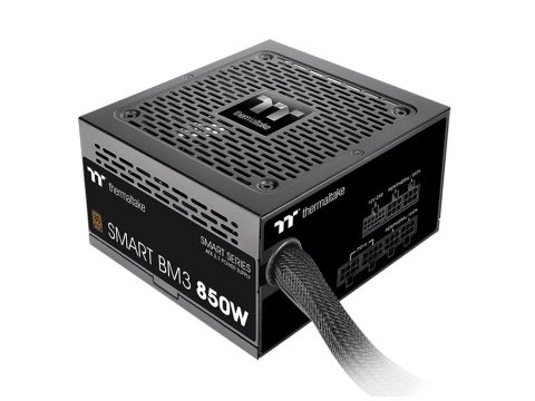 Блок питания, Thermaltake, Smart BM3 850W, PS-SPD-0750NNSABE-2, 850W, ATX, 20+4 pin, 4*PCI-E 6+2 pin, 1*PCI-E 12+4 pin, 6*SATA, 2*4+4 pin, 150x86x140 мм, черный