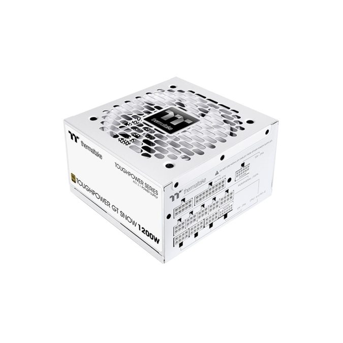 Блок питания, Thermaltake, TOUGHPOWER GT Snow 1200W, PS-TPT-1200FNFAGE-W, 1200W, ATX, 80 PLUS Gold, 20+4 pin, 5*PCI-E 6+2 pin, 1*PCI-E 12+4 pin, 6*SATA, 2*4+4 pin, 150x86x140 мм, Белый