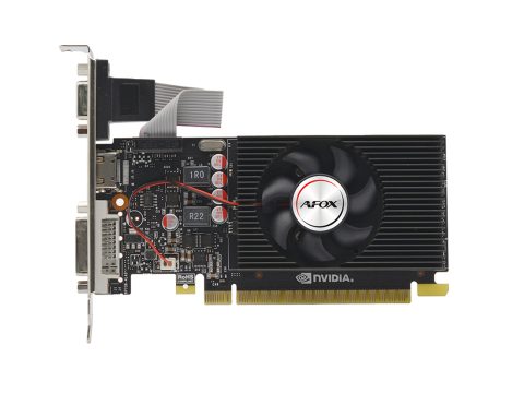 Видеокарта, AFOX, GT240 1GB D3 LP Single Fan (4897033784924), AF240-1024D3L2-V2, DDR3, 128bit, HDMI, DVI, VGA, 155*70*19 мм, Цветная коробка
