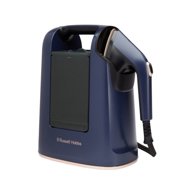 Отпариватель, Russell Hobbs, 27600-56, Мощность 1700 Вт,Емкость резервуара для воды 750 мл,Максимальная подача пара 20–25 г/мин, Быстрый нагрев за 45 секунд, Вертикальное отпаривание,Синий