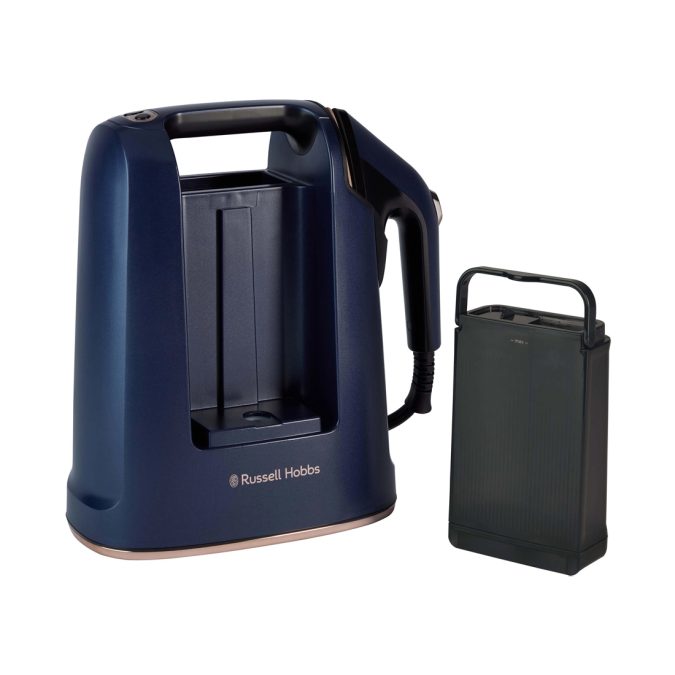 Отпариватель, Russell Hobbs, 27600-56, Мощность 1700 Вт,Емкость резервуара для воды 750 мл,Максимальная подача пара 20–25 г/мин, Быстрый нагрев за 45 секунд, Вертикальное отпаривание,Синий