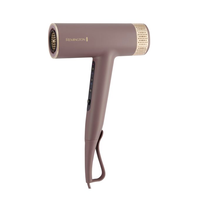 Фен, Remington, EC8930E51, Мощность 1600 Вт, 3 скорости, 4 температурных режима, Насадка-концетратор, Насадка-диффузор, Магнитное крепление насадок, Компактный, Длина шнура 3 м, Розовый