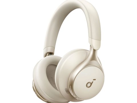 Наушники, soundcore, Space One (A3035G21), Bluetooth 5.3, ANC, до 55, USB-C, LDAC, Белый