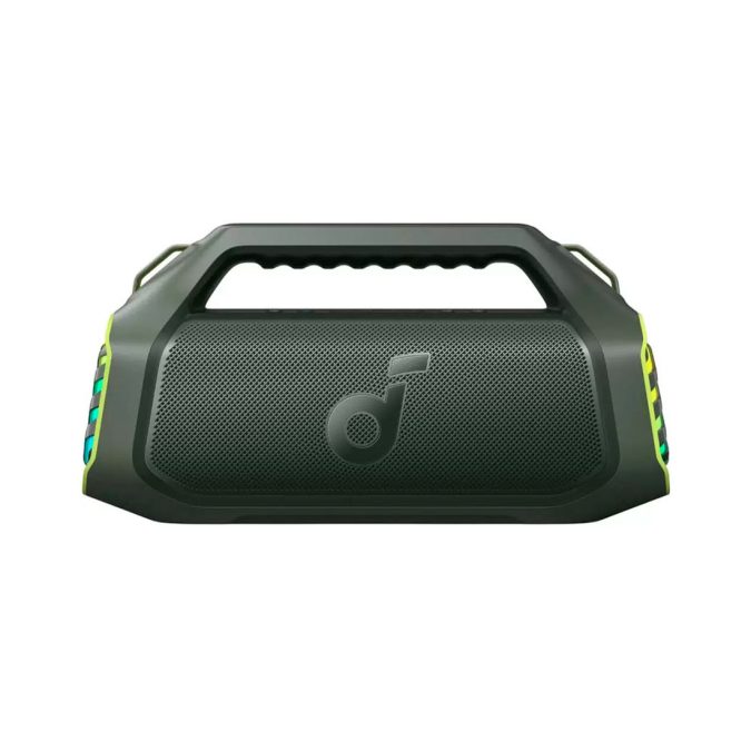 Портативная колонка, soundcore, Boom 2 Plus (A3134061), до 140 Вт, BassUp™ 2.0, 50 Гц – 20 000 Гц, Bluetooth 5.3, до 20 м, USB-C, IPX7 Зеленый