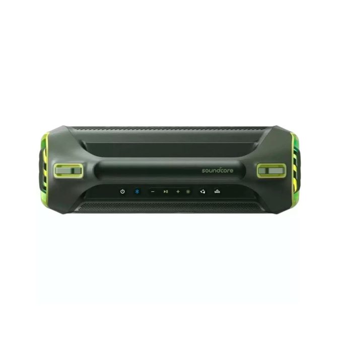 Портативная колонка, soundcore, Boom 2 Plus (A3134061), до 140 Вт, BassUp™ 2.0, 50 Гц – 20 000 Гц, Bluetooth 5.3, до 20 м, USB-C, IPX7 Зеленый