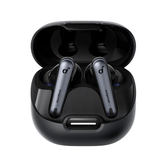 Наушники, soundcore, Liberty 4 NC (A3947G11), Bluetooth 5.3, LDAC, TWS, 11мм, Adaptive ANC 2.0, до 50 часов, IPX4, Черный
