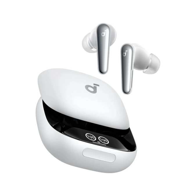 Наушники, soundcore, Liberty 4 Pro (A3954G21), Bluetooth5.3, TWS, ANC, ACAA, до 40часов, IPX5, Белый