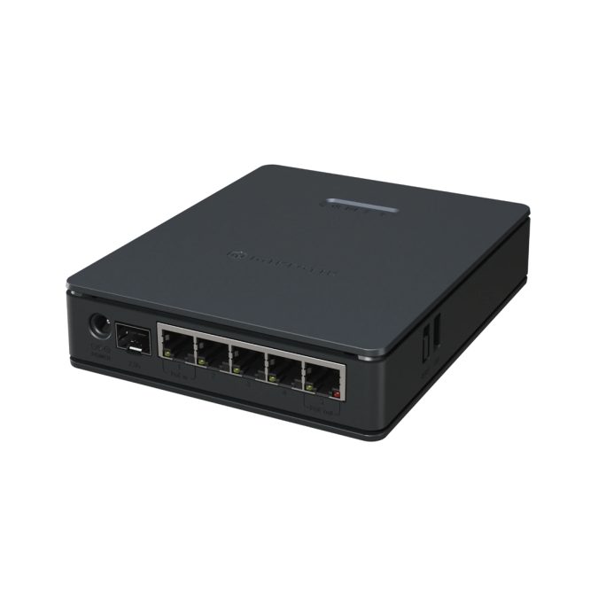 Маршрутизатор, MikroTik, E62iUGS-2axD5axT, hAP ax S, 5 портов 10/100/1000M (Ether1 Passive PoE), 1хSFP, Passive PoE in, 802.11b/g/n/ac/ax, AX2400, RouterOS (7), -40°C to 50°C, desktop