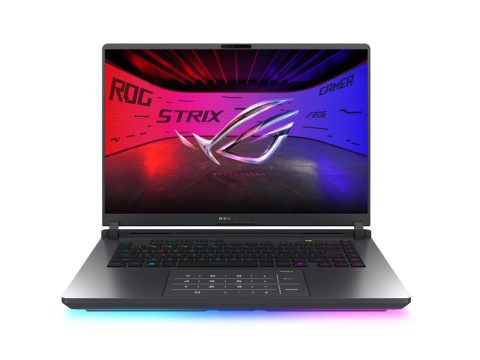 Ноутбук, ASUS, ROG Strix G16 G614PR-RV027, 90NR0NJ7-M001J0, 16",FHD+ 1920x1200, IPS, 165Hz, AMD Ryzen 9 8940HX, 16GB DDR5, 1TB SSD Gen4, NVIDIA GeForce RTX5070 Ti, 12GB GDDR7, DOS, Серый