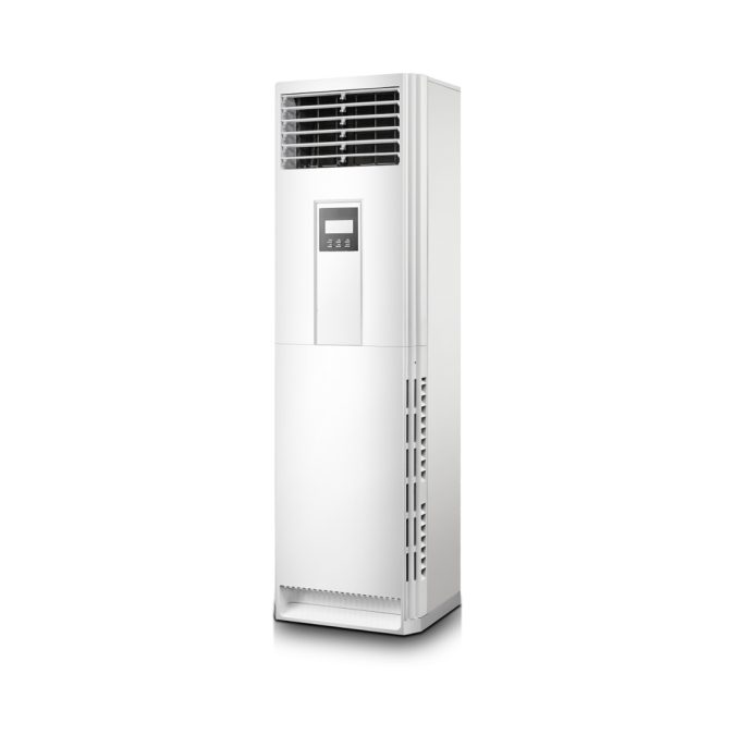 Колонный кондиционер, TCL, TAC-24HF/C, Коплект из 2-х коробок, состоит из внешнего и внутреннего блока. В комплекте с медными трубами. Белый