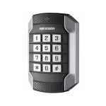 Считыватель контроля доступа, Hikvision, DS-K1104MK, Металлический антивандальный считыватель, чтение карт M1 (1356 МГц) RS485/ Wiegand(W26/W34), от -20 °C до 65 °C, IP65 IK10 12 VDC