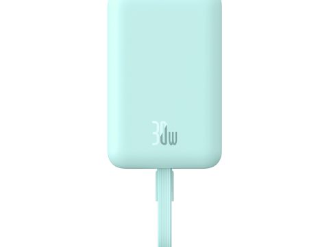 Портативный внешний аккумулятор, Baseus, Magnetic Mini (P1002210B333-00), 10000mAh, 30W, Голубой