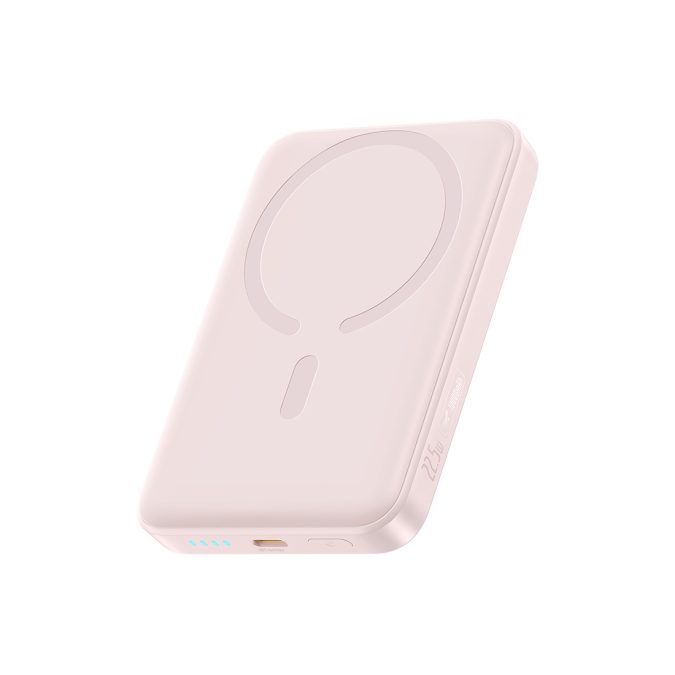 Портативный внешний аккумулятор, Baseus, EnerFill FM11 Ultra-Mini (E0026601), 10000mAh, 22.5W, Розовый