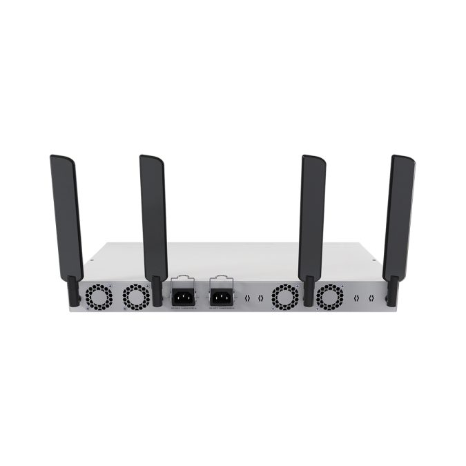 Коммутатор, MikroTik, CRS418-8P-8G-2S+5axQ2axQ-RM, Cloud Router Switch, 2 x 10G SFP+ ports, 17 x 10/100/1000 Ethernet portss, Wi-Fi 6 AX3600 PoE-out ports Ether9 - Ether16 (802.3af/at), RouterOS, -20°C to 70°C