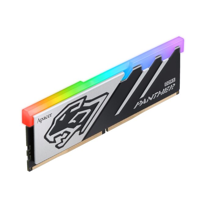 Комплект модулей памяти, Apacer, Panther RGB AH5U32G60C6229BAA-2, DDR5, 32GB (Kit 2x16GB), CL38, 1.35V, DIMM